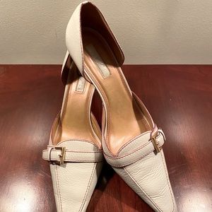 Unisa Kimberly Cream Genuine Leather Pump